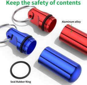 Small Pill Box Keychain