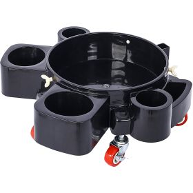 Plastic Rolling Swivel Casters (Option: Black)