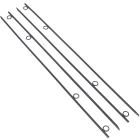 Metal Rebar Piles (Option: Black)