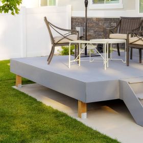 8'x 8' Post Base, 4Pcs Stainless Steel Adjustable Post Anchor Bracket(Internal 7.8 X 7.3'), Adjustable Post Base For Pavilion Deck Porch Handrail (Option: Silver)