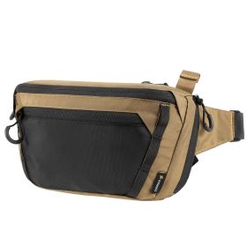 Waterproof Nylon Pistol Waist Bag (Color: Coyote brown)