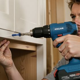 Concrete Screws Masonry Screws 3/16 Inch 100 PCS 5 Lengths Phillips Head (Option: Blue)