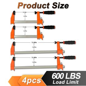 4PCS, F-clamp (Option: 4Pcs)